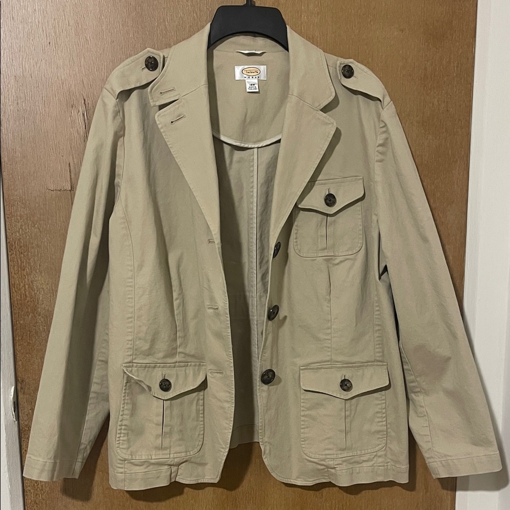 Talbots Tan Utility Jacket